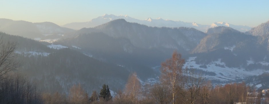 Zima w Beskidzie Sądeckim