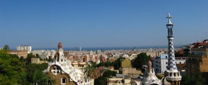 Panorama z parku Güell