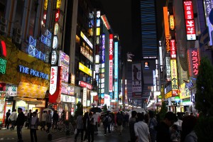 Shinjuku nocą