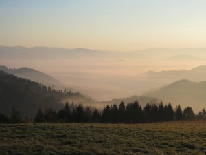 Wschód Słońca - Obidza