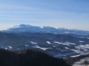 Tatry widziane z Wysokiej