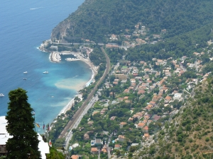 Èze-Village - widoki z Ogrodu Egzotycznego