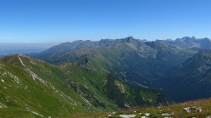 Tatry Wysokie z Czerwonych Wierchów